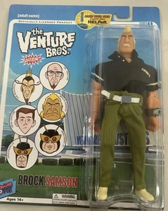 Biff Bang Pow The Venture Bros. Brock Samson 2010 8" Action MOSC - Picture 1 of 2