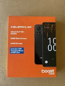New/Sealed - Boost Mobile Celero 5G SC 64Gb/4Gb/50MP Prepaid Smartphone 🔒 - Picture 1 of 2