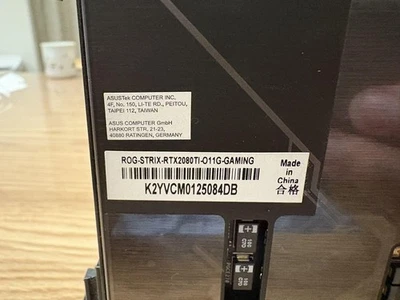 Asus Rog Strix Geforce Rtx 2080 Ti Oc Edition Graphics Card 11Gb Gddr6 Ray - Image 1 of 4