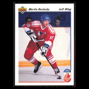 Martin Rucinsky Rookie #19 1991 Upper Deck Czechoslovakia Hockey Card NHL NM - Picture 1 of 3