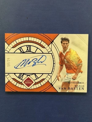 National Treasures FIFA Road to World Cup 2022 Marco Van Basten en tarjeta automática/25 Foto 1 de 2