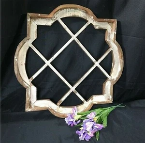 Braun Weinregal Fensterrahmen, Holzdekorplatte, Architekturfenster - Bild 1 von 7
