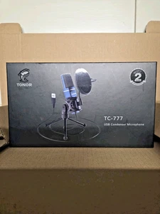 Mikrofon pojemnościowy TONOR TC-777 USB ze statywem i filtrem pop - Zdjęcie 1 z 3