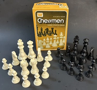 Juego completo de ajedrez vintage Whitman 1974 - Western Publishing Foto 1 de 4