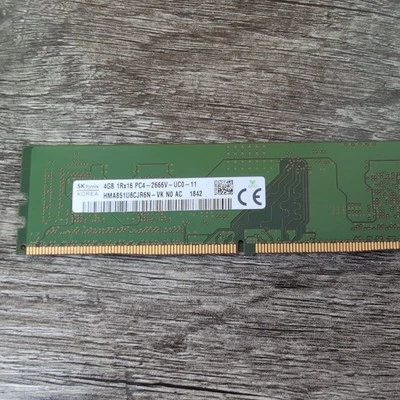 SK Hynix Korea 4GB 1Rx16 PC4 Desktop RAM Memory Card Chip PC Computer Upgrade - Image 1 of 2