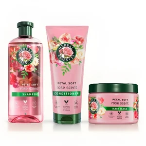 HERBAL ESSENCES Rose Shampoo And Conditioner Set + Hair Mask Silicone Free - Picture 1 of 6