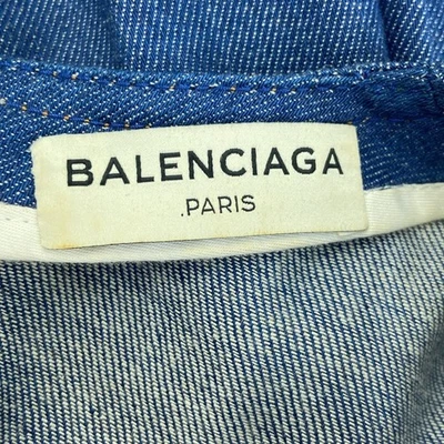 Vestido vaquero sin mangas con llavero BALENCIAGA 413275 azul índigo 34 usado MESC-0 Foto 1 de 4