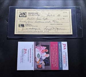 1986 Reggie Jackson Signed Auto Check JSA Cert Playing Days With A’s Angels HOF - Picture 1 of 4