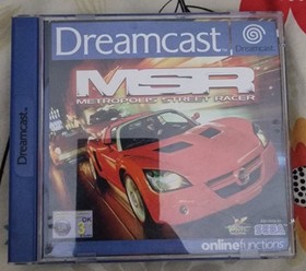 Metropolis Street Racer Sega Dreamcast Racing Game with Manual