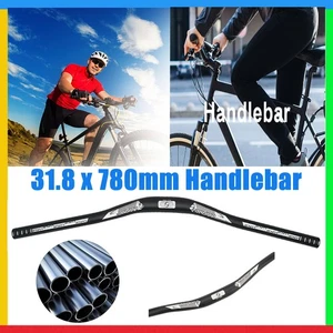 31.8mm 780mm Cycling MTB Mountain Bike Bicycle Extra Long Handlebar Riser Bar UK - Picture 1 of 10