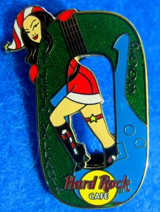 PUERTO VALLARTA CHRISTMAS XMAS 2003 LETTER PUZZLE GIRL SERIES Hard Rock Cafe PIN - Picture 1 of 1