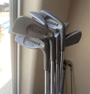 Vintage Spalding Executive Limited Golf Club Iron Set 3-9 Medium Flex Steel USA - Picture 1 of 5