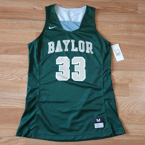 NCAA Baylor Lady Bears Green Nike Basketball Jersey Women's Size Medium Cover
