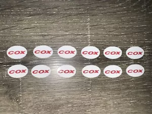 12 Cox Oval Logos - Picture 1 of 1