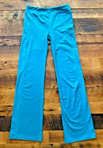 Soybu Girls Yoga Pants Leggings Aqua Teal Athletic High-Rise Flare Girls XL 14 - Picture 1 of 6
