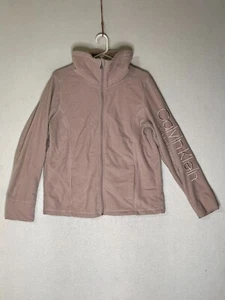 Calvin Klein Mauve Pink Performance Tech Fleece Jacket Women's Size X Large - Picture 1 of 7