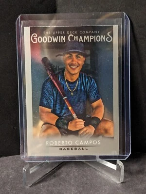 2021 Upper Deck Goodwin Champions Platinum #27 Roberto Campos - Image 1 of 2
