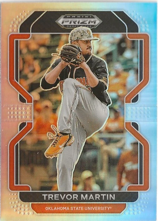 2022 Panini Prizm Trevor Martin Silver Prizm SP RC Tampa Bay Rays - Image 1 of 1