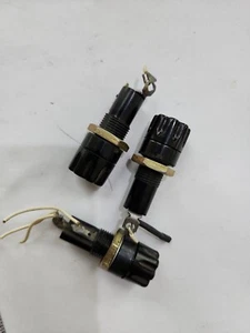 3 Portafusibili Portafusibili Ricambi Livello Componenti Radio/Elettronici Vintage Jack 15A 250V - Foto 1 di 5