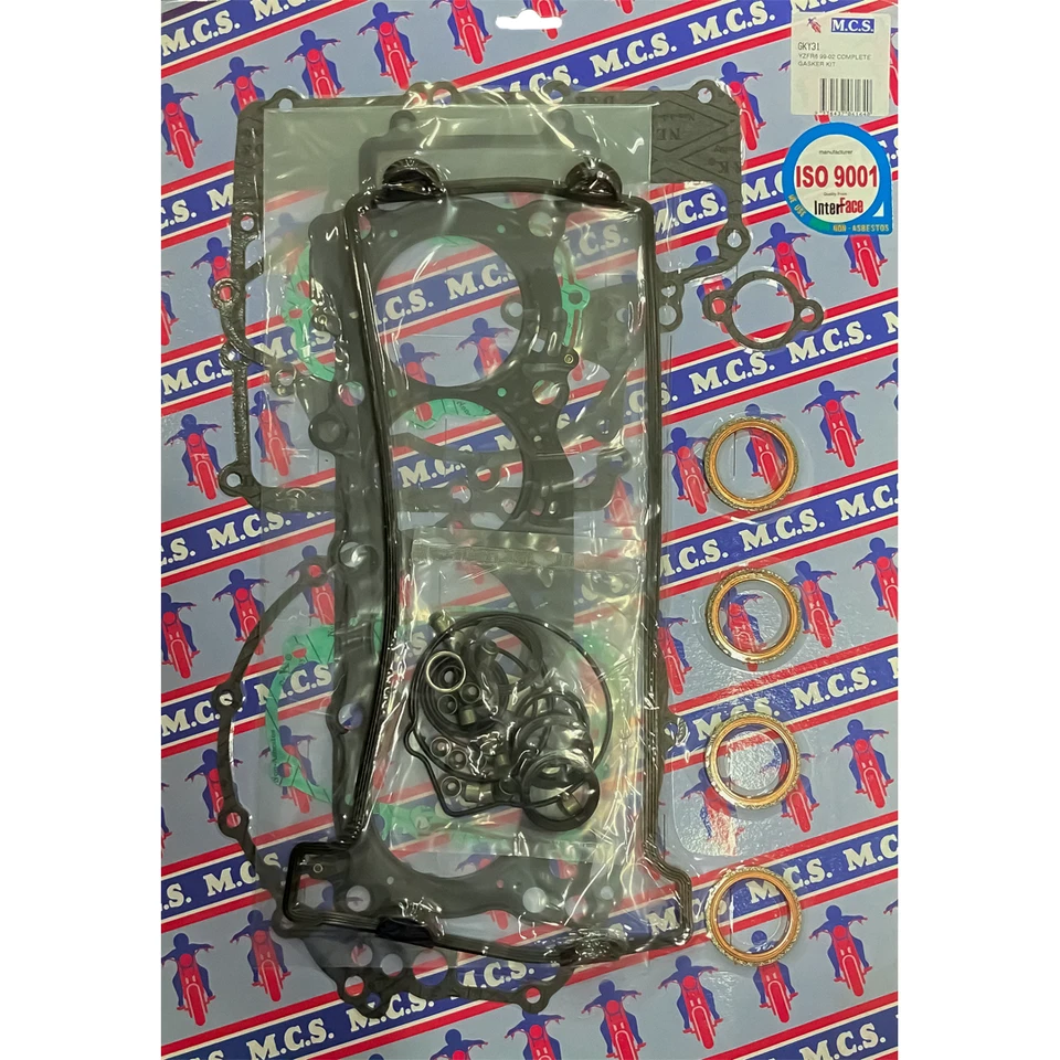 Complete Top & Bottom End Gasket Kit YAMAHA YZF-R6 1999 2000 2001 2002 YZFR6 - Image 1 of 1