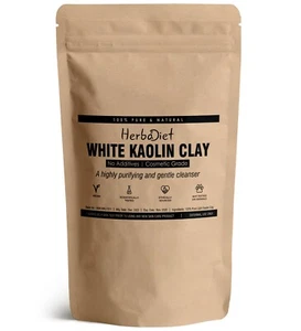 Kaolin Clay Powder, 100% Natural, Fine Grade, Ideal for Skin Detox, Face Mask - Picture 1 of 3