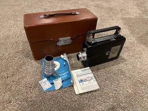 VINTAGE CINE KODAK MAGAZIN 16MM FILMKAMERA OUTFIT MIT 2 OBJEKTIVEN, ETUI 1945-50 - Bild 1 von 7