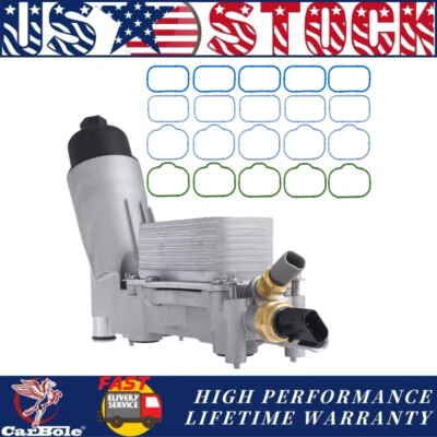 5184294AE Engine Oil Cooler Filter Housing Adapt for 2011-2016 Chrysler 200 3.6L - Image 1 of 4