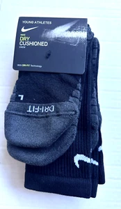 Nike Crew Socks (3 Pairs)Youth 5Y-7Y - Picture 1 of 3