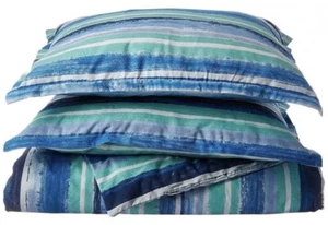 Poppy & Fritz Alex Cotton Full / Queen Duvet Cover Set Blue / Multi Colors