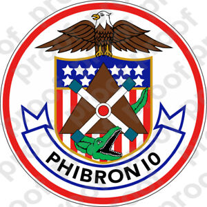 AUTOCOLLANT USN Amphibious Squadron PHIBRON 10