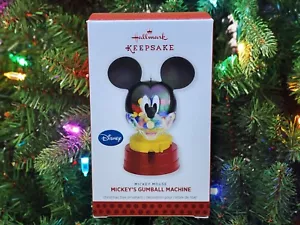 2013 Hallmark Keepsake Mickey's Gumball Machine Ornament NEW Mint In Box! - Picture 1 of 4