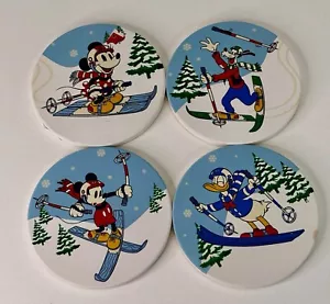 Juego de 4 montañas rusas Disney Mickey Donald Pluto coleccionable Disneyanna nuevo - Imagen 1 de 5