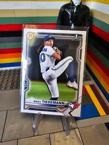 Bowman Draft 2021 Ricky Tiedemann 1st Bowman #BD-89 Toronto Blue Jays - Imagen 1 de 2