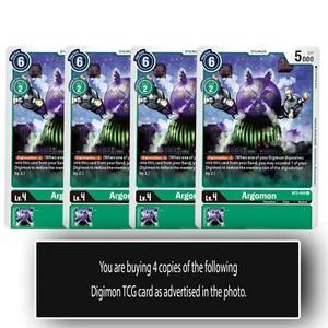 Argomon - BT2-045 U - Uncommon Digimon TCG Card Playset Green - Picture 1 of 1