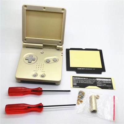 New Gold Shell Housing For Nintendo Gameboy Advance SP GBA SP Console - Image 1 of 4