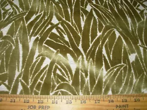 5 4/8 YDS STROHEIM CUT BRUSHED VELVET MODERN UPHOLSTERY FABRIC FOR LESS - Picture 1 of 3