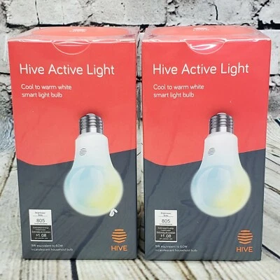 2 - Hive Active Light LED Light Bulbs for Smart Home Works with Alexa & Google  - Image 1 of 4