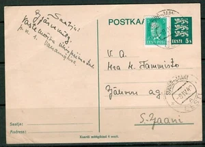 Estonia,Estland ,used Postal Stationery 1940 - Picture 1 of 1