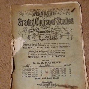 Vintage Standard Graded Course of Studies for Pianoforte 1919 - Picture 1 of 2
