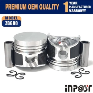 2 Sets Z600 ZB600 Piston for Kubota Engine B4200 Tractor - Picture 1 of 4