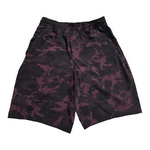 Lululemon Shorts Herren klein rot Tarnmuster Tempo Breaker Athletik Fitnessstudio Training gefüttert - Bild 1 von 8