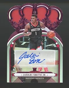 2022-23 Panini Crown Royale Jabari Smith Jr Pink Rookie Auto /49 Rockets - Picture 1 of 2