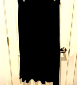 Faded Glory Black Maxi Skirt Size 1X (16W) - Picture 1 of 4