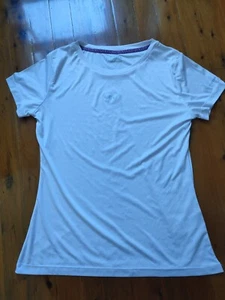 Speedo Fastdry Womens White Top Basic T-Shirt Tee Size M - Picture 1 of 3
