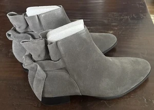 New With Box Aerosoles Women's Crosswalk Ankle Boot Grey Suede Size US12M - Picture 1 of 9