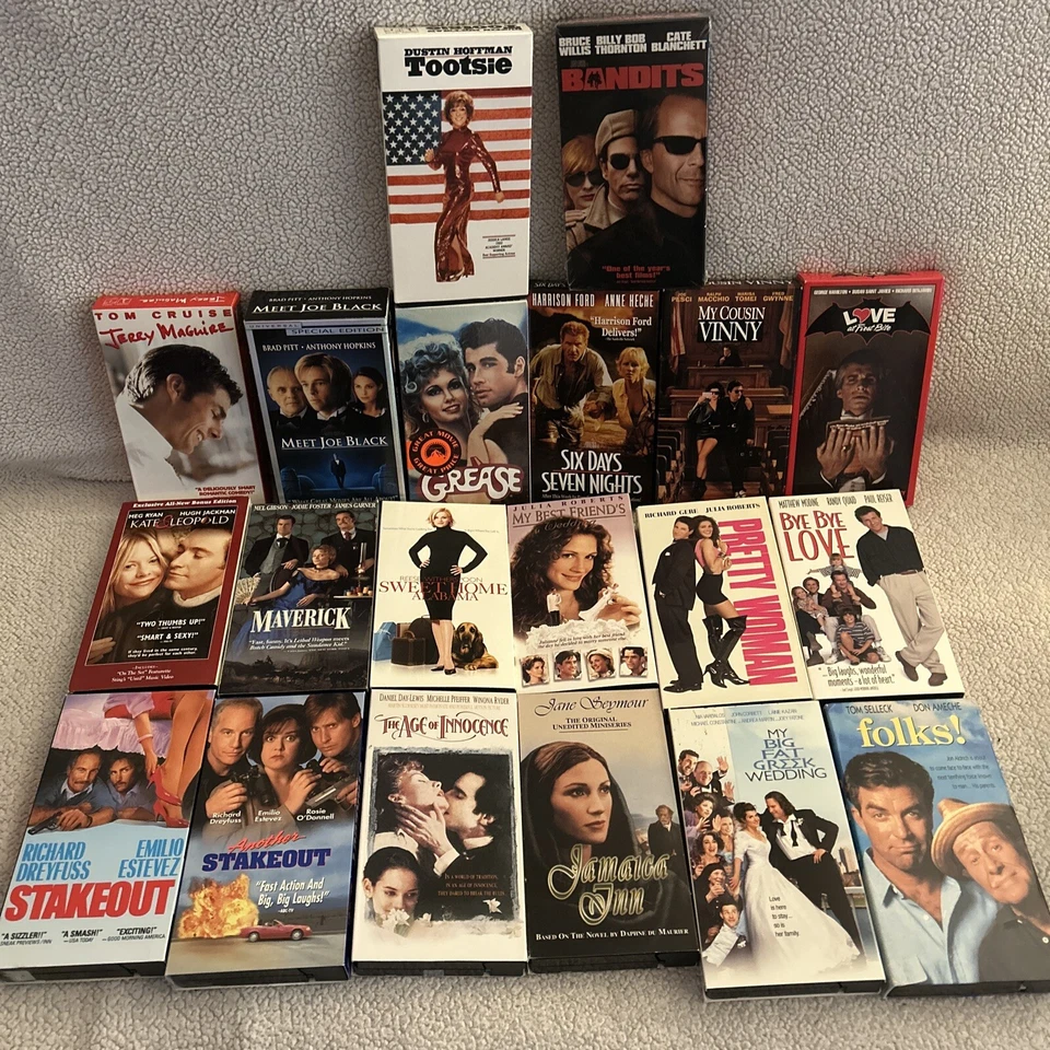 Vintage Lot of 20 VHS Movies 70’s 80’s 90’s 2000’s Comedy Drama Action - Image 1 of 4