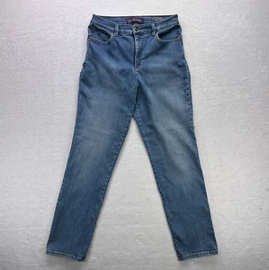 Gloria Vanderbilt Jeans Womans 10 Blue Amanda Classic Fit Straight Stretch Mom - Picture 1 of 16