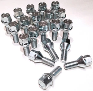 Vauxhall wheel bolts. M12 x 1.5, 27mm thread, 17mm Hex set of 20 - Picture 1 of 1