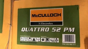 DECESPUGLIATORE HUSQVARNA MCCULLOCH QUATTRO 52 PM 52CC 4T  2.8 HP - Picture 1 of 2