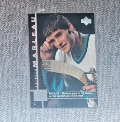 Upper Deck 1998 Game Dated 6/21/97 PATRICK MARLEAU RC Rookie Card #354 - Image 1 of 2